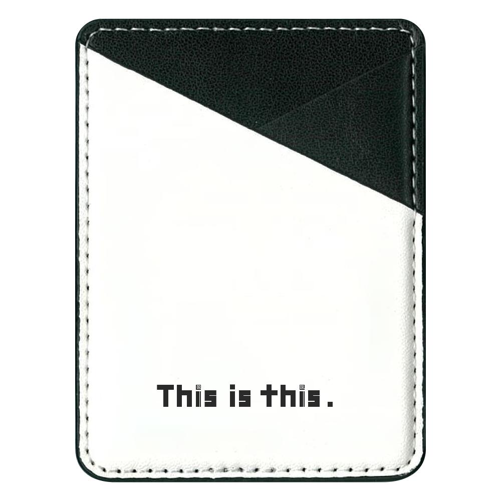 これはこれです。 貼り付けパスケース(スマホ用) 貼り付けパスケース(スマホ用)