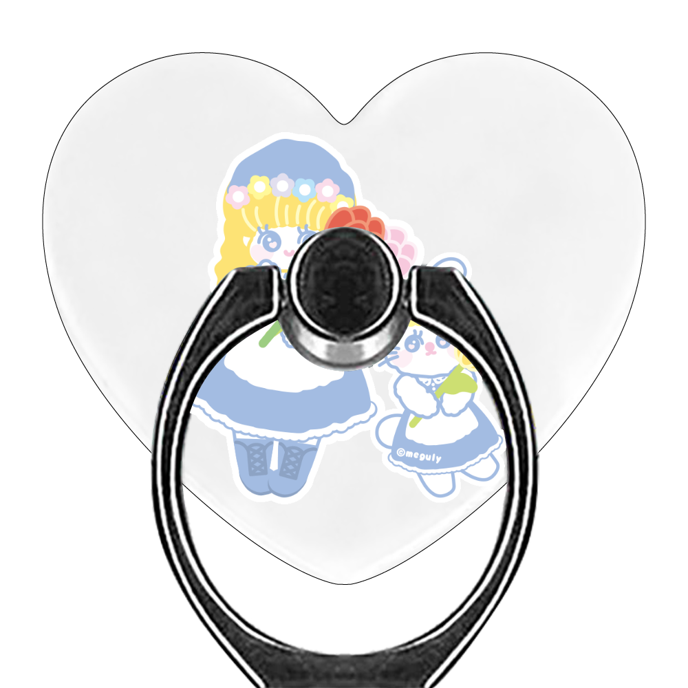 チューリップまつり スマホリング（ハート型）