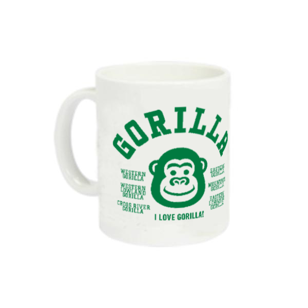 GORILLA ゴリラ大好き 3 定番マグカップ