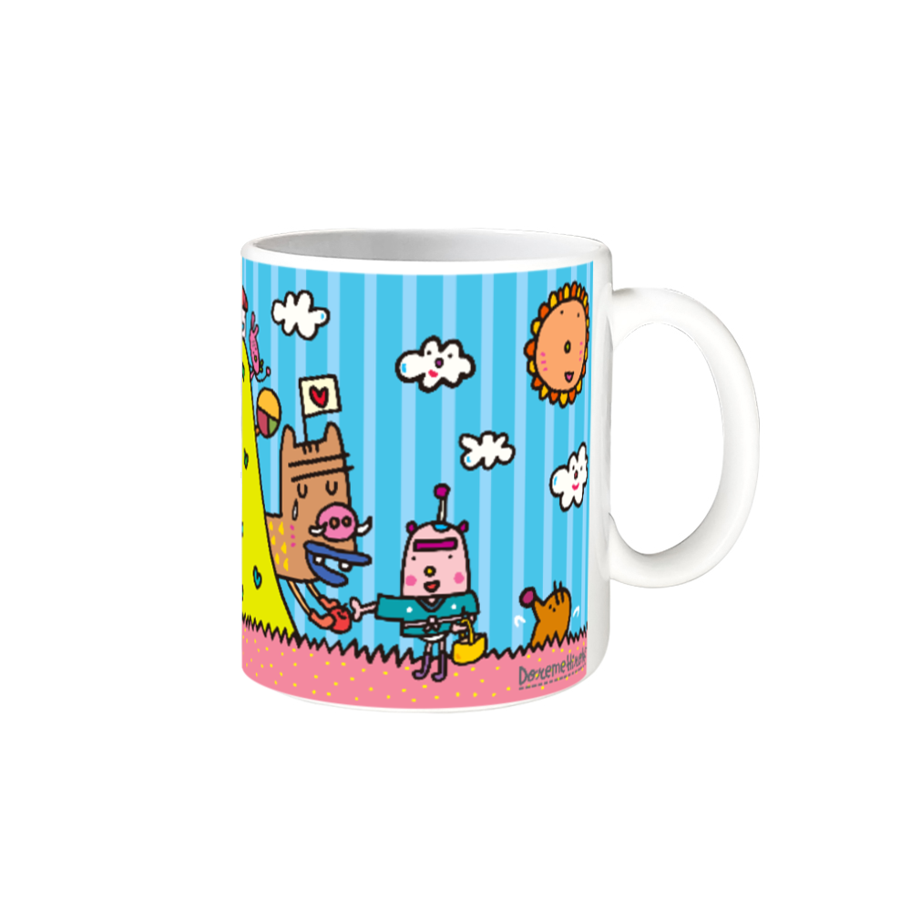 おやつの時間だよ 全面印刷 陶器マグカップ