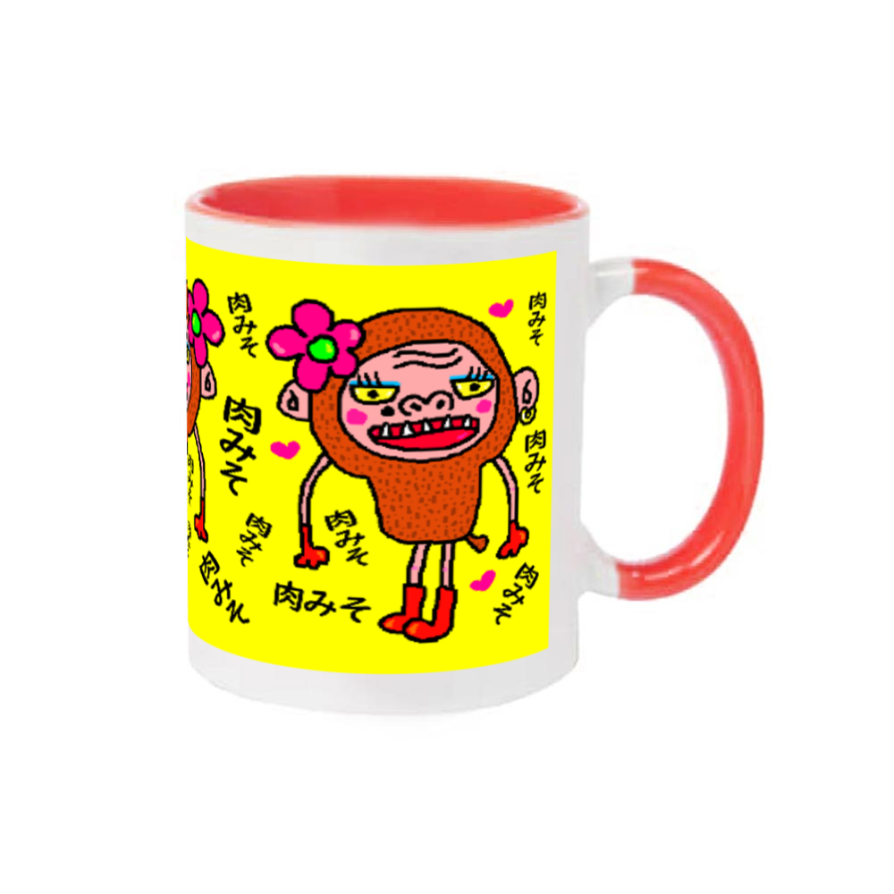肉みそガール 2トーンマグカップ