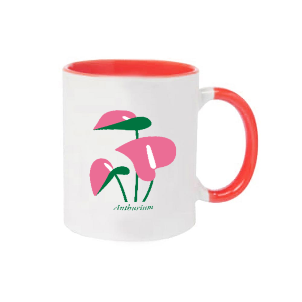 Anthurium Pink 2トーンマグカップ