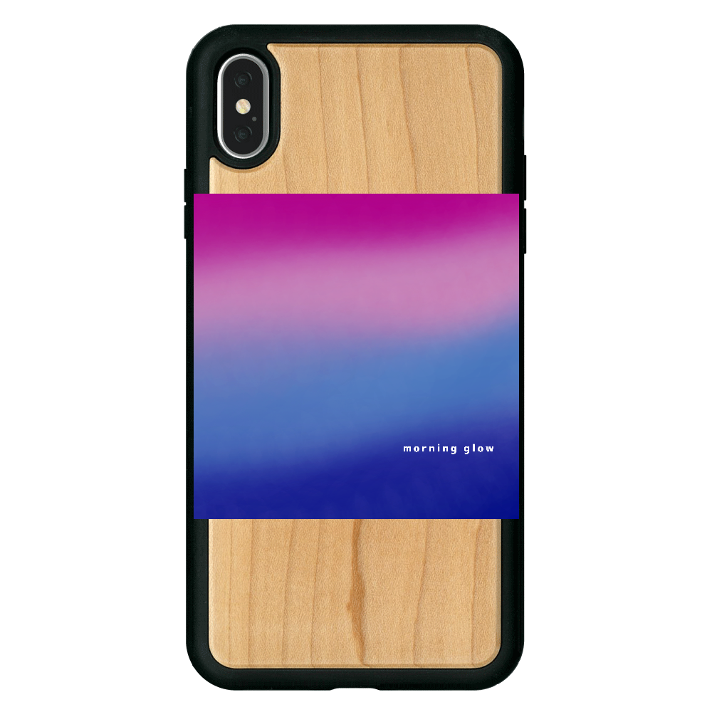 朝やけ iPhoneXsMax ウッドケース