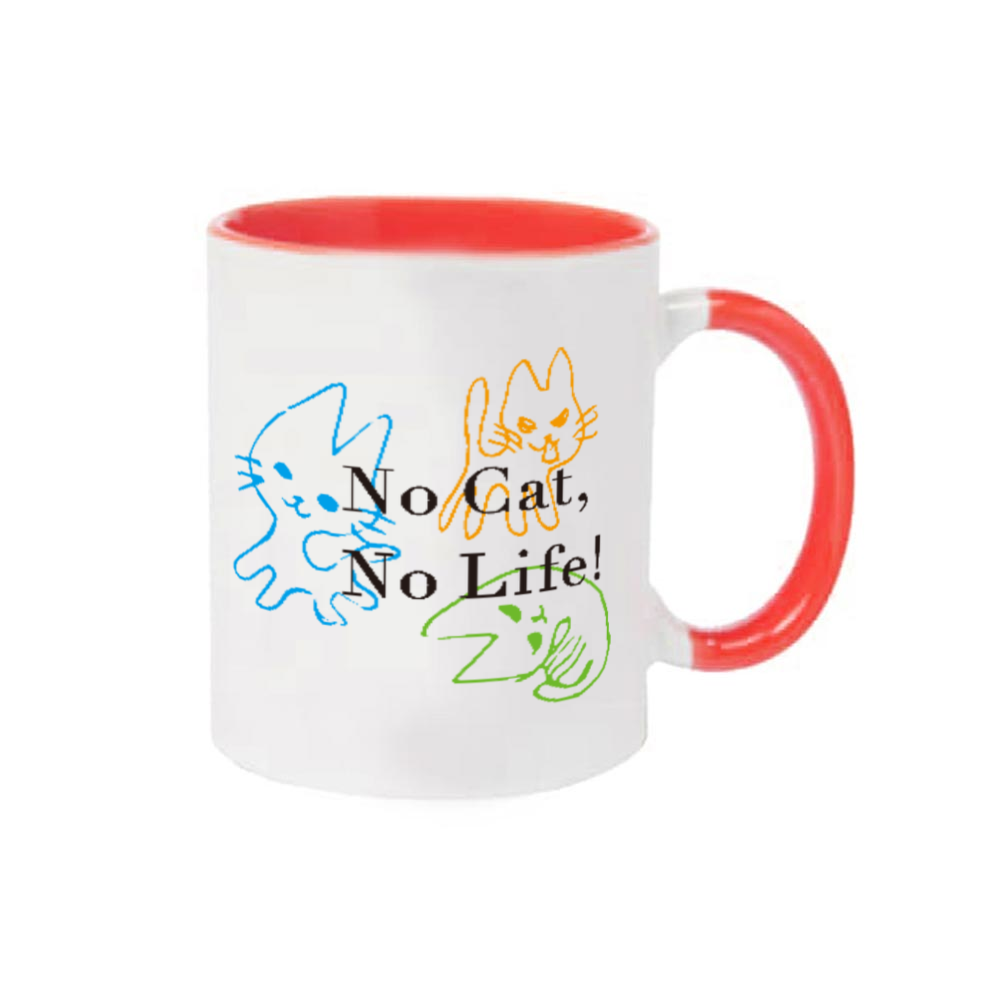 NO CAT NO LIFE 7 2トーンマグカップ