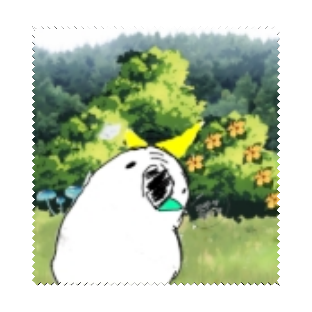 やるきばたん マイクロファイバーメガネ拭き