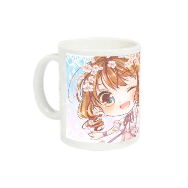 ほっと一息マグカップver桜のお姫様【2026年誕生日記念】 定番マグカップ