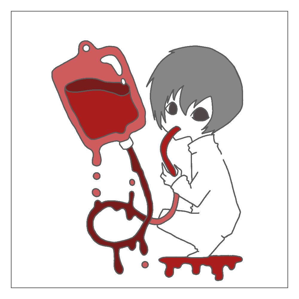 点滴 アクリルブロック