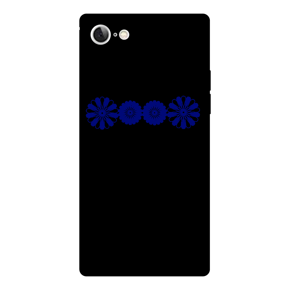 藍花 iPhoneSE2/SE3 背面強化ガラス(スクエア）
