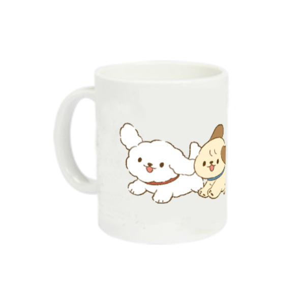 ぽぽとここ仲良しさんぽ 定番マグカップ