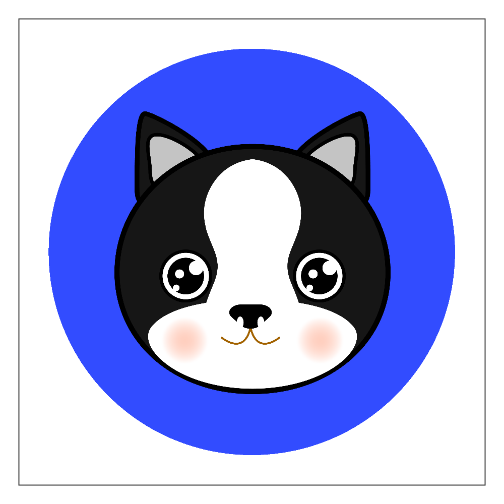 可愛いフレンチブルドッグマーク アクリルブロック