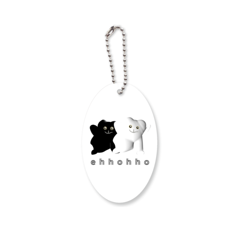 エッホッホ アクリルキーホルダー　楕円型 (6cm)
