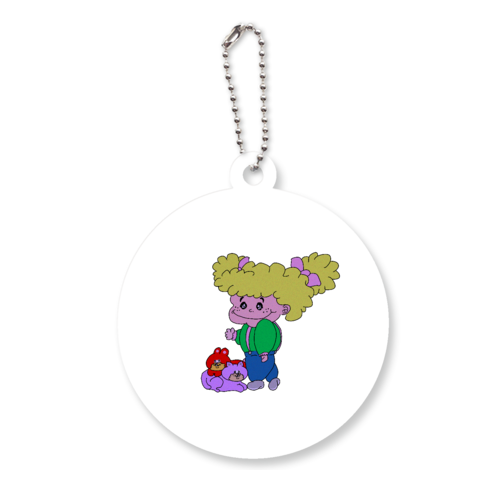 オリジナルイラストグッズ アクリルキーホルダー　丸型 (6cm)