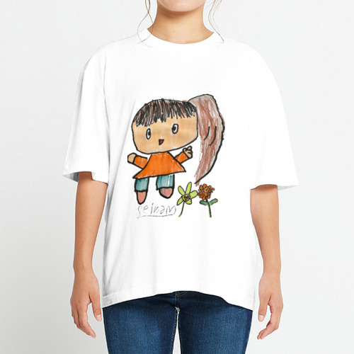 おはなさいたよ ヘビーウェイト ビッグシルエットTシャツ