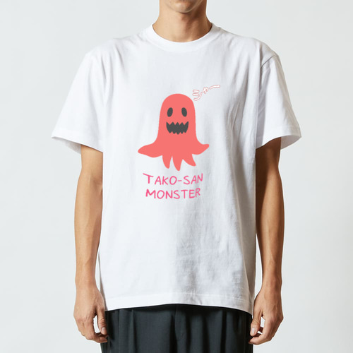 【タコさんモンスター】Tシャツ ハイクオリティーTシャツ