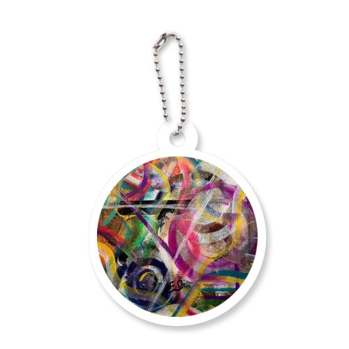 「Candy」アクリルキーホルダー F.D art アクリルキーホルダー　丸型 (4cm)