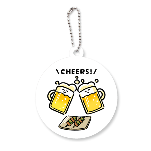 CHEERS! アクリルキーホルダー　丸型 (6cm)