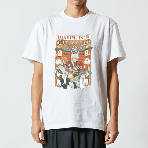 伊奈利丸と看板娘 ハイクオリティーTシャツ