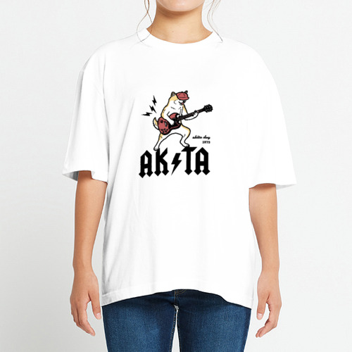 AKITA 秋田犬 CO ヘビーウェイト ビッグシルエットTシャツ