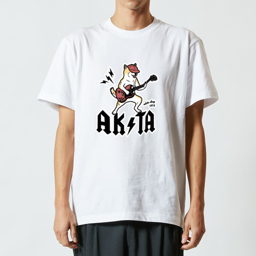 AKITA 秋田犬 CO ハイクオリティーTシャツ
