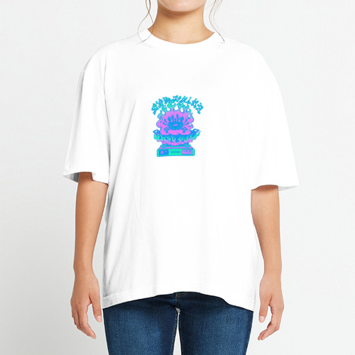 蟹焼き‐高火力 ヘビーウェイト ビッグシルエットTシャツ