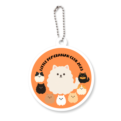 キーホルダー アクリルキーホルダー　丸型 (6cm)