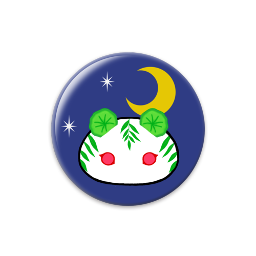 雪とら？　 44mm缶バッジ