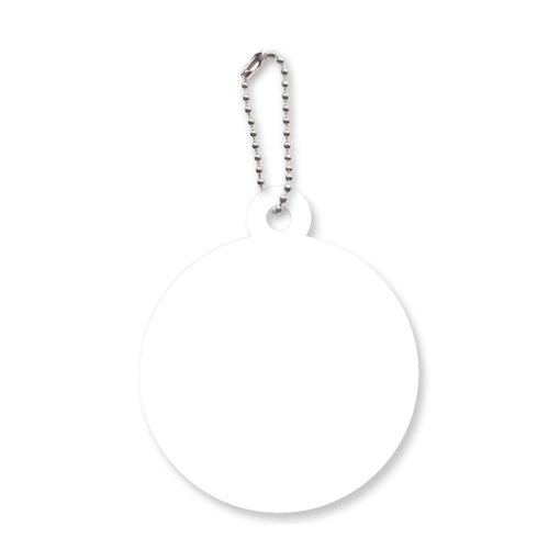 【2025】AZUKIロゴ アクリルキーホルダー(ロゴ白) アクリルキーホルダー　丸型 (4cm)