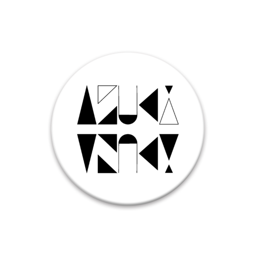 【2025】AZUKIロゴ 缶バッジ(ロゴ黒) 44mm缶バッジ