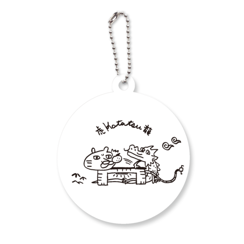 虎 -こたつ- 龍 アクリルキーホルダー　丸型 (6cm)