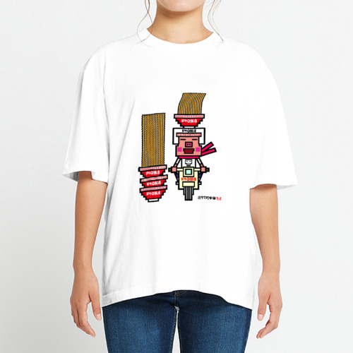 激ウマ町中華ドクロ飯店 ヘビーウェイト ビッグシルエットTシャツ