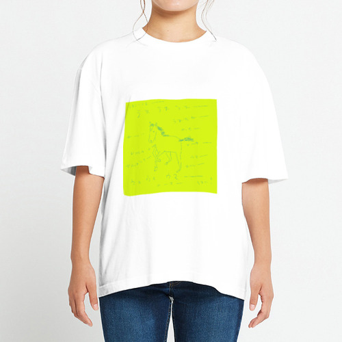 ウマくいくTシャツ ヘビーウェイト ビッグシルエットTシャツ