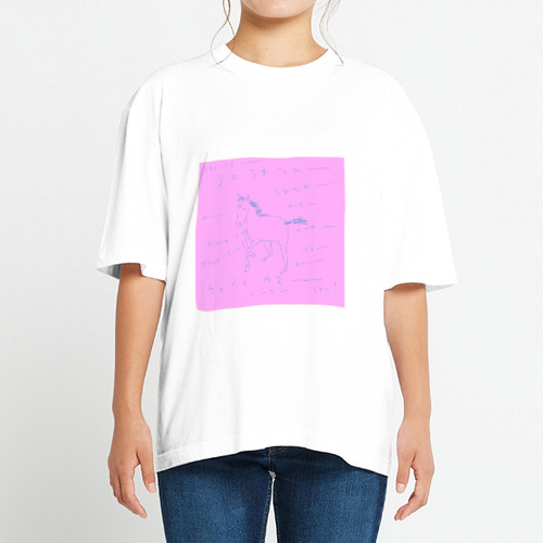 ウマくいくTシャツ ヘビーウェイト ビッグシルエットTシャツ
