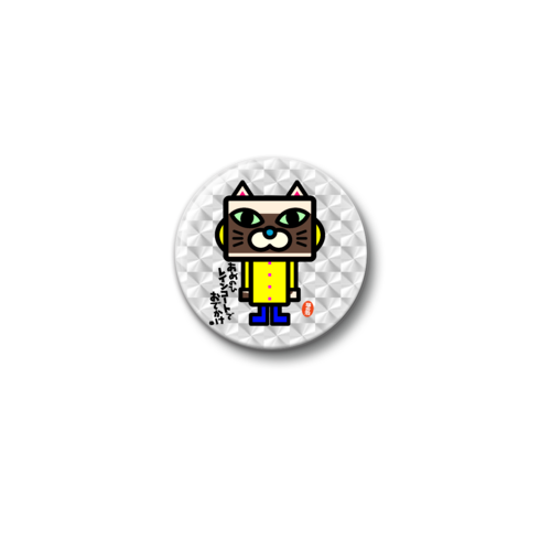 猫合羽 ホログラムオリジナル缶バッジ（56mm）