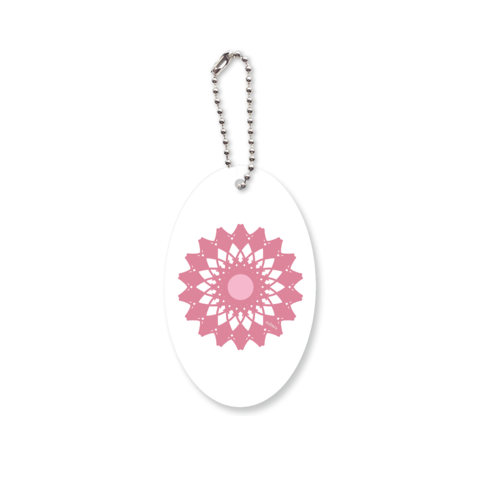 さくら アクリルキーホルダー　楕円型 (6cm)