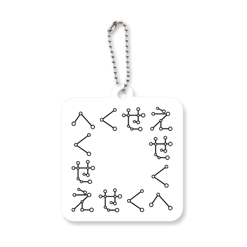 ヘクセナンブ アクリルキーホルダー　四角型 (6cm)