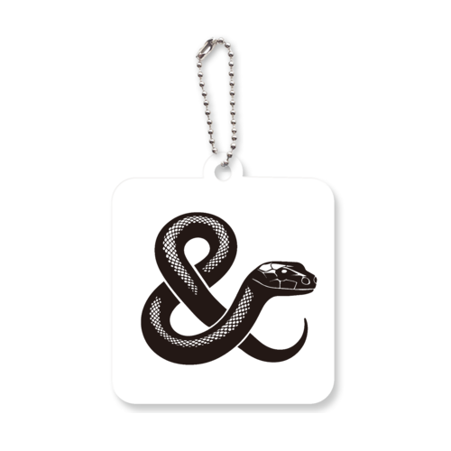 LOVE & SNAKE 2 アクリルキーホルダー　四角型 (6cm)