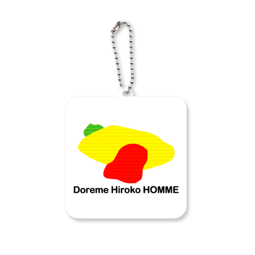 オム アクリルキーホルダー　四角型 (10cm)