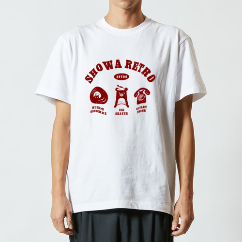 昭和レトロ pat02 MA ハイクオリティーTシャツ