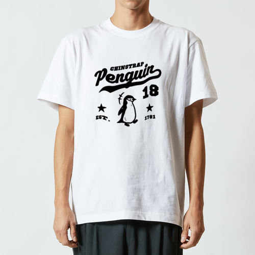 ヒゲペンギンくん アメカジ type03 ハイクオリティーTシャツ
