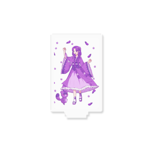 おナスちゃんのアクリルフィギュア アクリルフィギュア長方形(50×75mm)