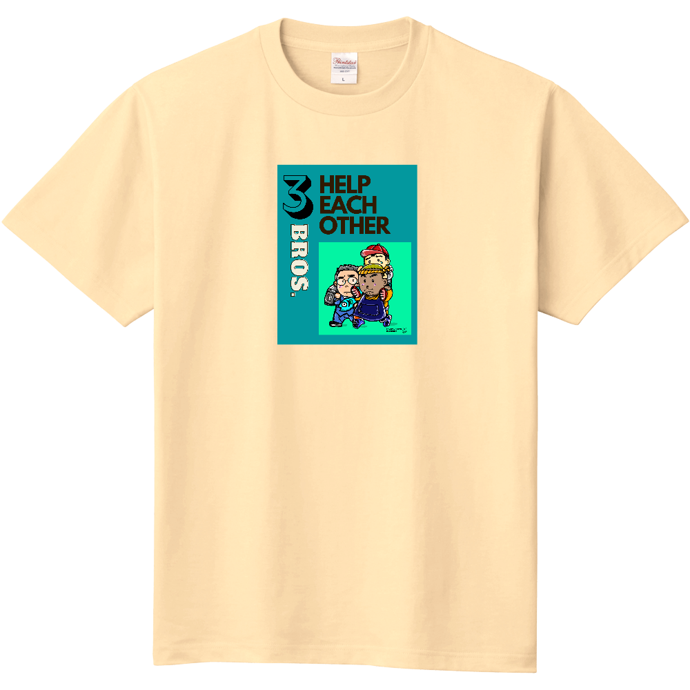 HELP EACH OTHER たすけあい【カラー】 ※チャリティーTシャツ