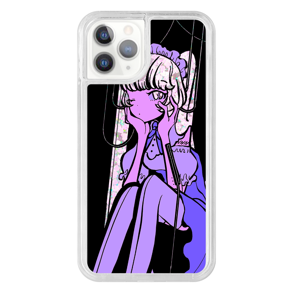 キラキラガールスマホケース iPhone11 Pro トキメキハートケース