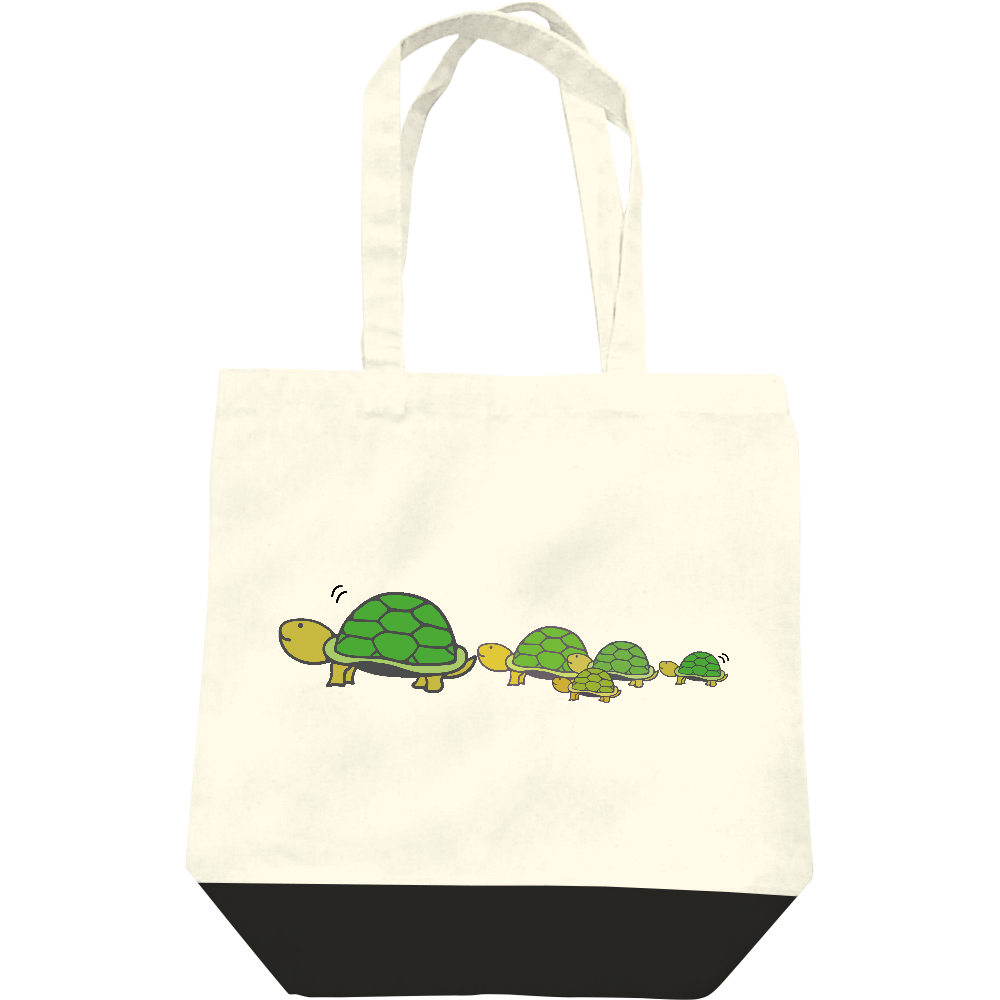 可愛い亀の親子の商品購入ページ オリジナルプリントグッズ販売のオリラボマーケット