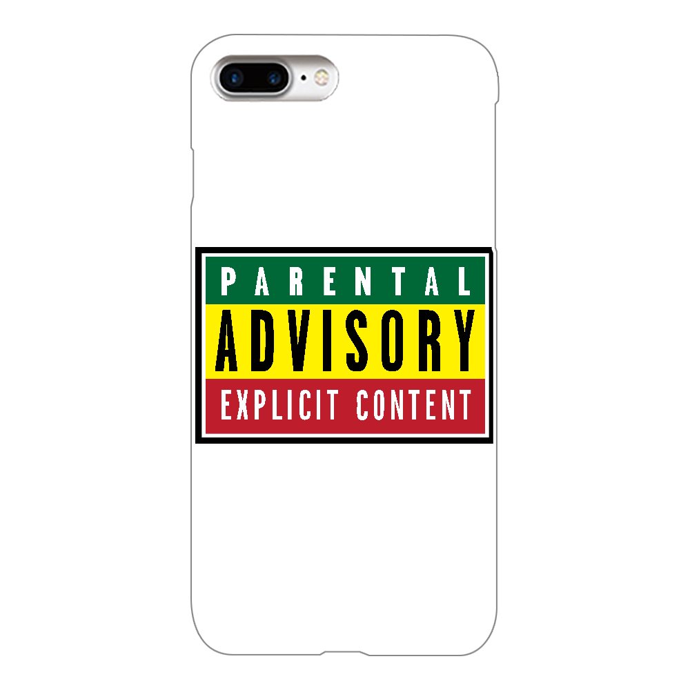 PARENTAL ADVISORY BOX -RASTA- iPhone8Plus(白)