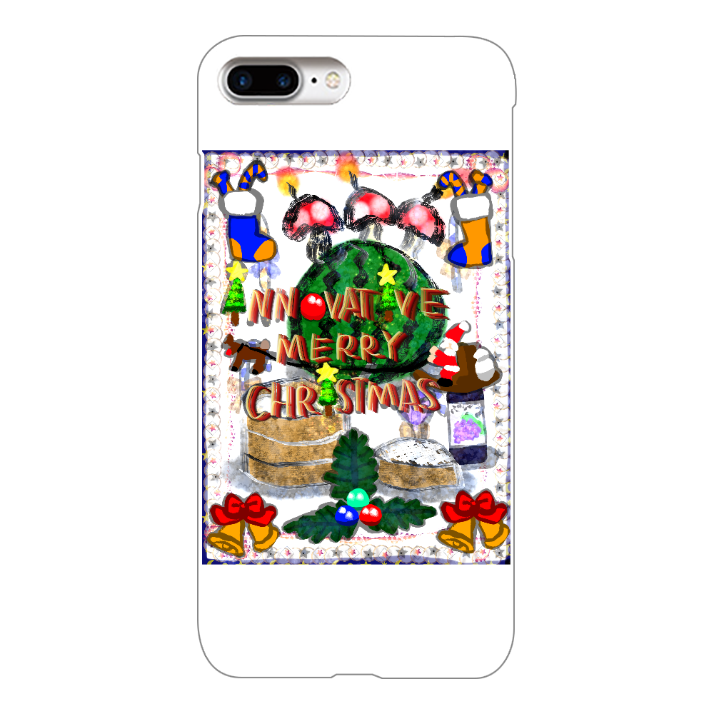 第一弾　【MERY CHRISTMAS Version 】〜その時サンタが行く!〜 iPhone8Plus(透明)