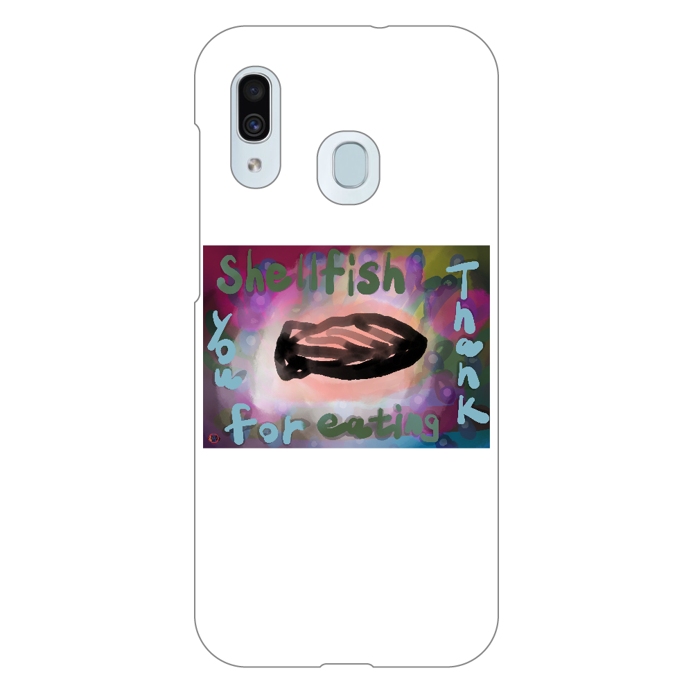 海底に眠りながら発光する貝。ORILAB.Version Galaxy A30 (SCV43) ハードケース