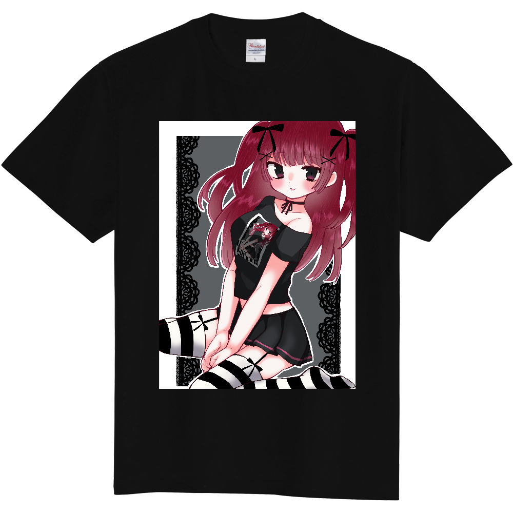 地雷系ちゃん2 Tシャツ定番Tシャツの商品購入ページ|クリエイターの 地雷系ちゃん2 Tシャツ定番Tシャツの商品購入ページ|クリエイターの
