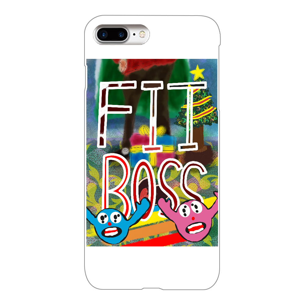 第二弾 【クリスマス】と【バレンタインデー】が合体したら「FIT BOSS」となった‼︎ iPhone8Plus(透明)