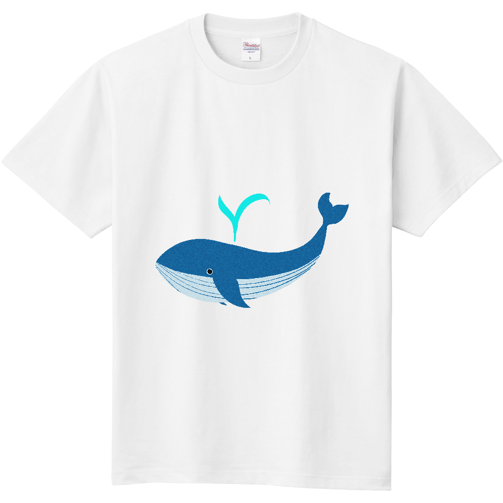 クジラさんの絵定番Tシャツの商品購入ページ｜クリエイターの