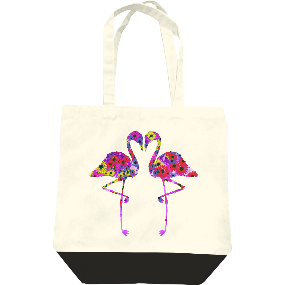 花柄フラミンゴの商品購入ページ オリジナルプリントグッズ販売のオリラボマーケット